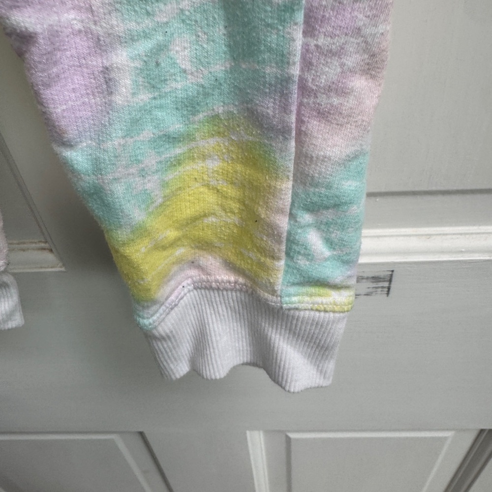 Cat & Jack 2T Girls Pastel Tie-Dye Sweatpants - Picture 3 of 5